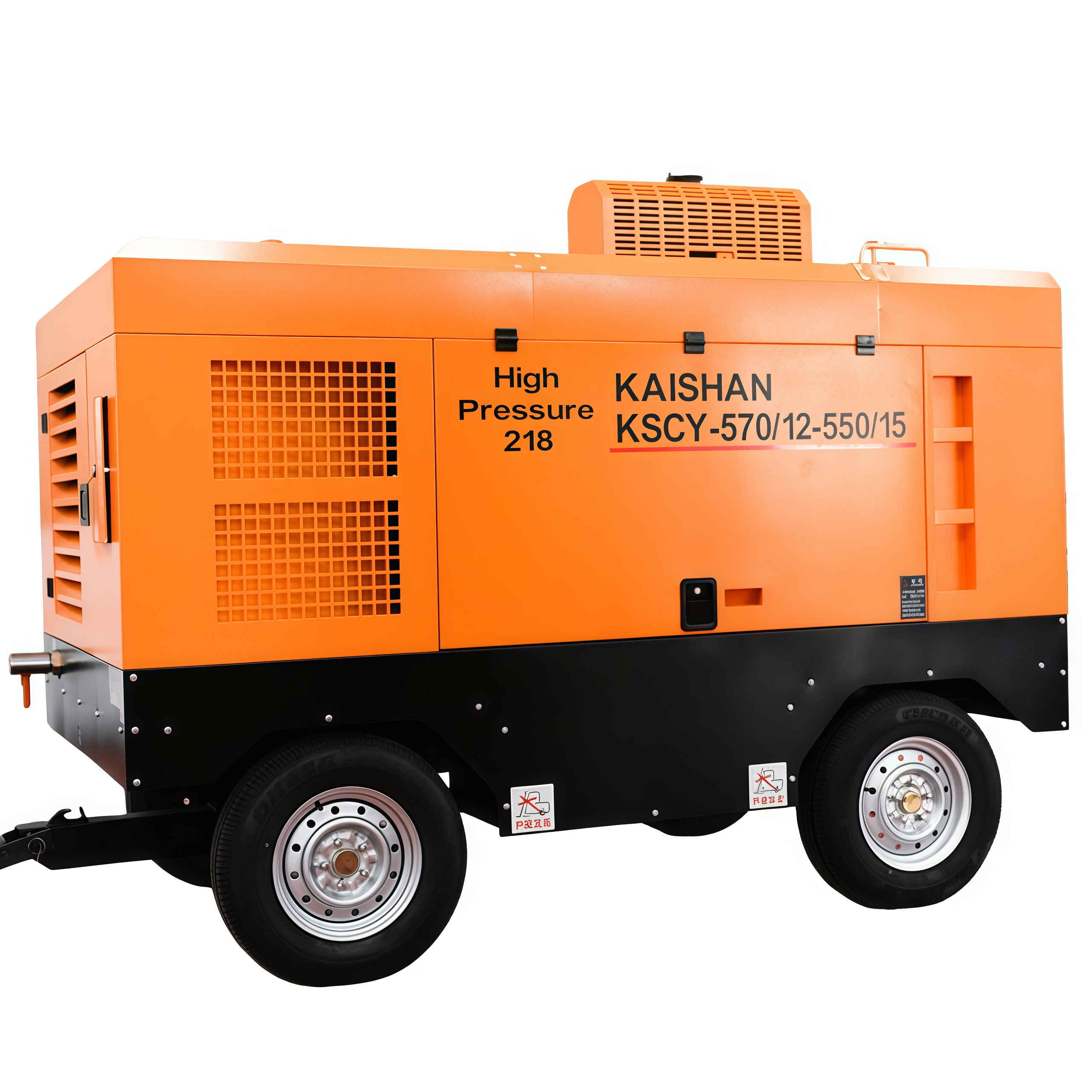Diesel-powered Mobile Screw air Compressor KSCY570/12 - Large Explosion-proof Compressor for Open-pi