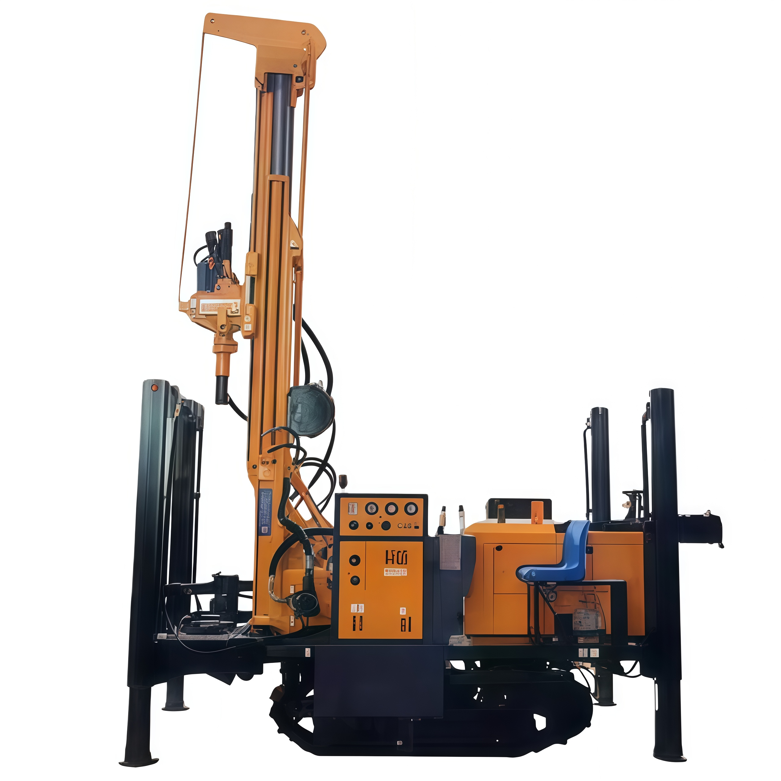 High-Efficiency & Energy-Saving Diesel-Hydraulic Water Well Drilling Rig for Geological Explorat