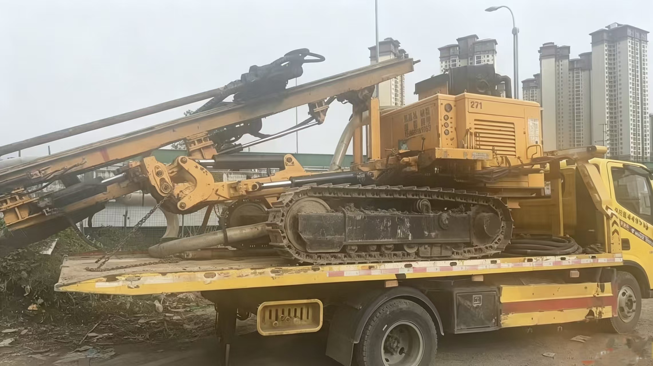 Sale of various DTH drills, top hammer drills and air compressors