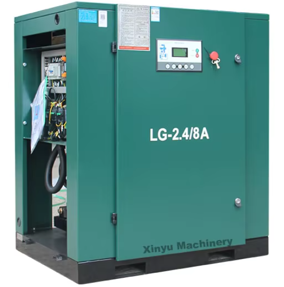 Various air compressors and down-the-hole drills for sale.