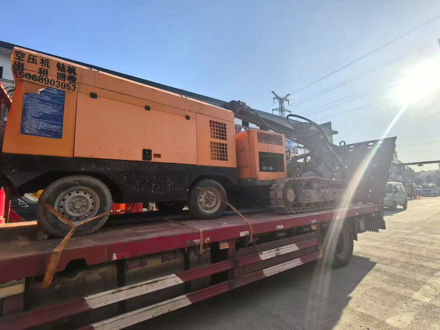 Sale of various down‑the‑hole drills, high‑lift drills and air compressors