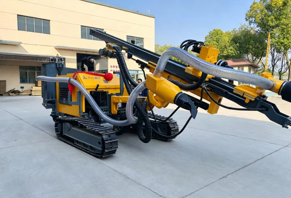 Various DTH drills, high-lift drills and air compressors for sale