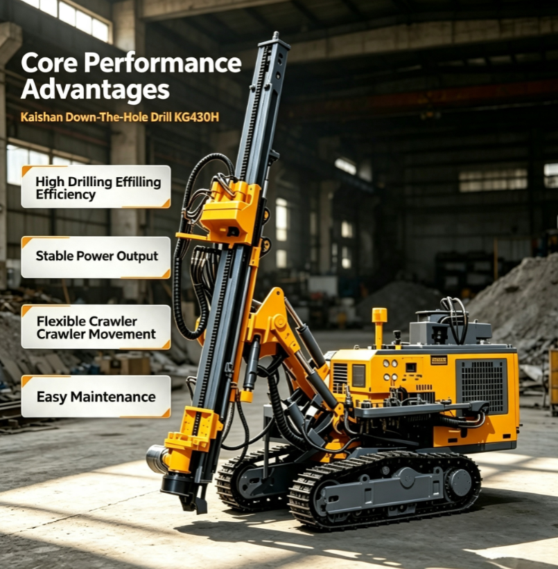 Various down‑the‑hole drills, high‑lift drills and air compressors for sale