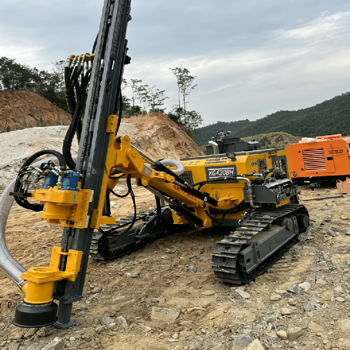 Various down-the-hole drills, high-lift drills and air compressors for sale